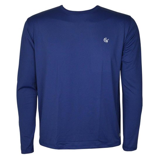 Camisa Térmica Ginga Passeio Proteção Uv Manga Longa 90800 - Marinho Menor preço em Camisa Térmica Ginga Passeio Proteção Uv Manga Longa 90800 - Marinho