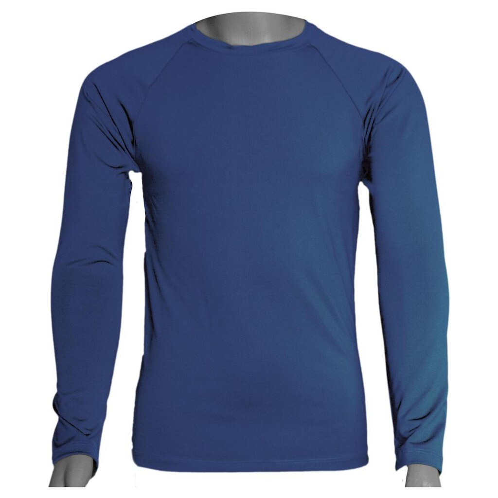 Camisa Térmica Manga Longa em Poliéster C/ Elastano Compressão Slim