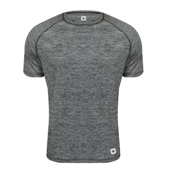 Camisa Térmica Masculina Dry Anti Suor Esportiva Proteção UV50+ - Cinza Menor preço em Camisa Térmica Masculina Dry Anti Suor Esportiva Proteção UV50+ - Cinza