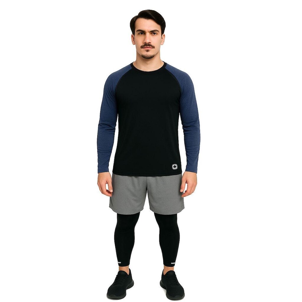 Camisa Térmica Masculina Manga Longa Dry Treino