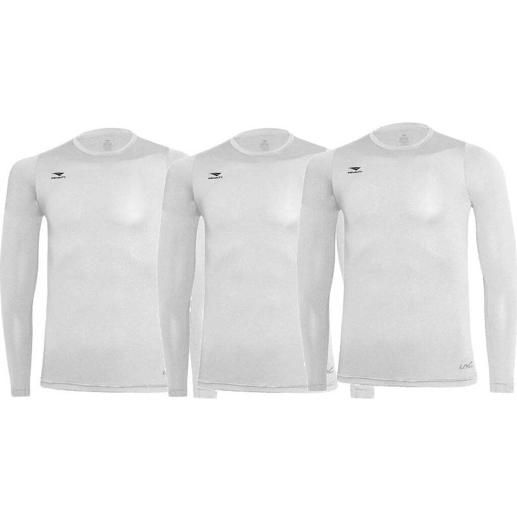 Camisa Térmica Penalty Matis Manga Longa - Kit Com 3