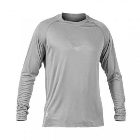 Camisa Térmica Poker Masculina Poliéster UV Fitness - Cinza Menor preço em Camisa Térmica Poker Masculina Poliéster UV Fitness - Cinza