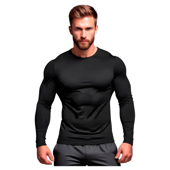 Camisa Térmica Proteção UV Extreme Thermo Frio/Calor Moderados Gola Baixa Manga Longa - Preto é ruim? Camisa Térmica Proteção UV Extreme Thermo Frio/Calor Moderados Gola Baixa Manga Longa - Preto é boa?