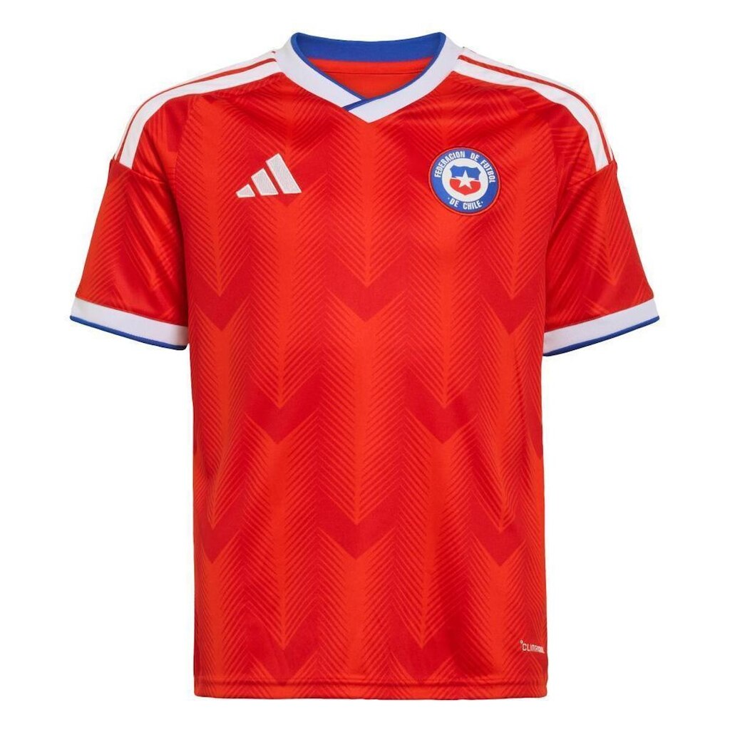 Camisa Titular da Seleção Chilena 26 Infantil Adidas