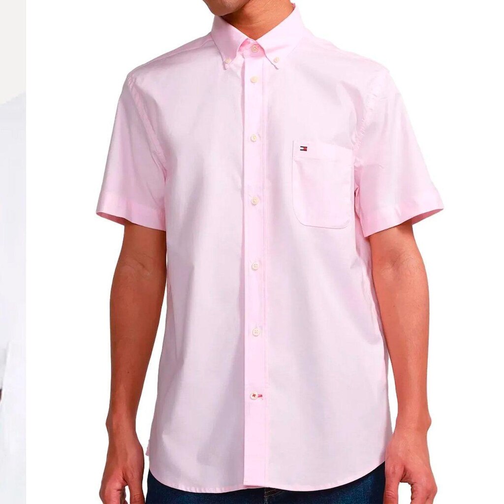 Camisa Tommy Hilfiger Classic Manga Curta