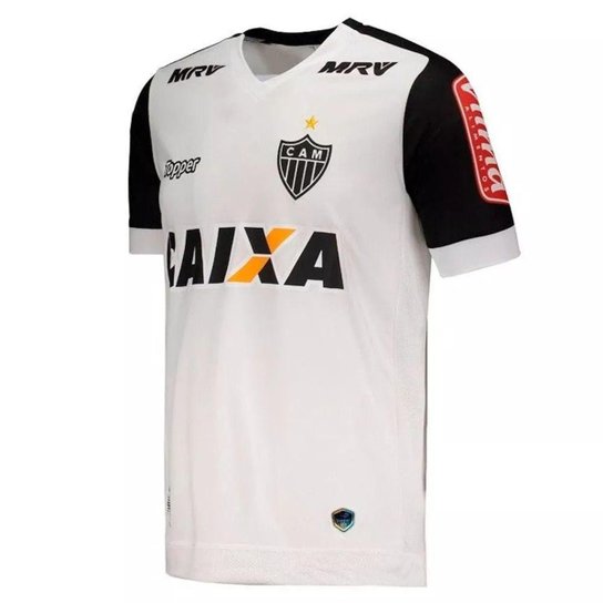 Camisa Topper Atlético Mineiro 2 2017 S/N - Branco Menor preço em Camisa Topper Atlético Mineiro 2 2017 S/N - Branco