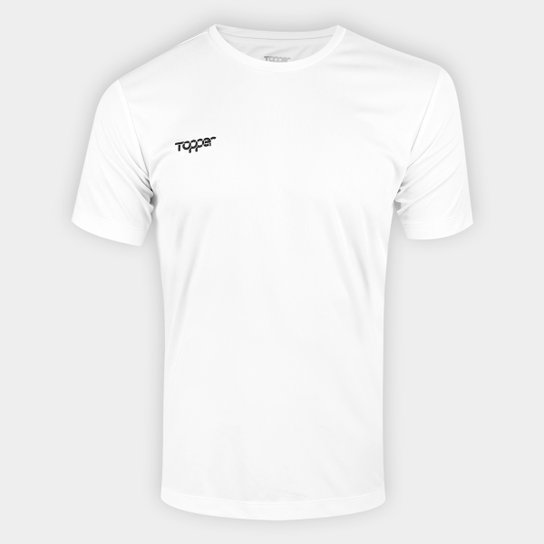 Camisa Topper Classic Masculina - Branco Menor preço em Camisa Topper Classic Masculina - Branco