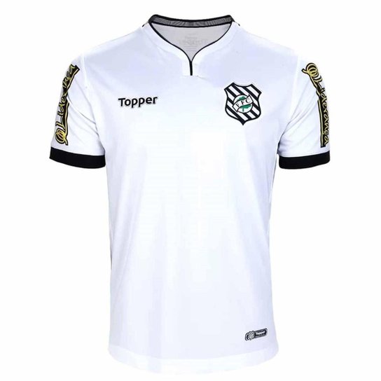 Camisa Topper Figueirense Oficial I 2018/19 Juven - Branco Menor preço em Camisa Topper Figueirense Oficial I 2018/19 Juven - Branco