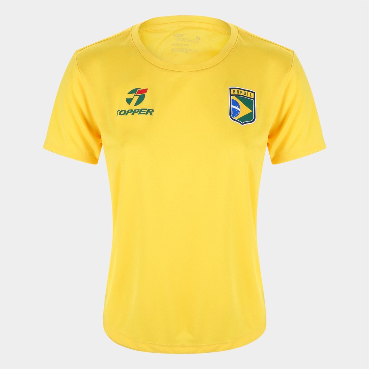 Camisa Topper Seleção Brasil Combate Feminina Menor preço em Camisa Topper Seleção Brasil Combate Feminina