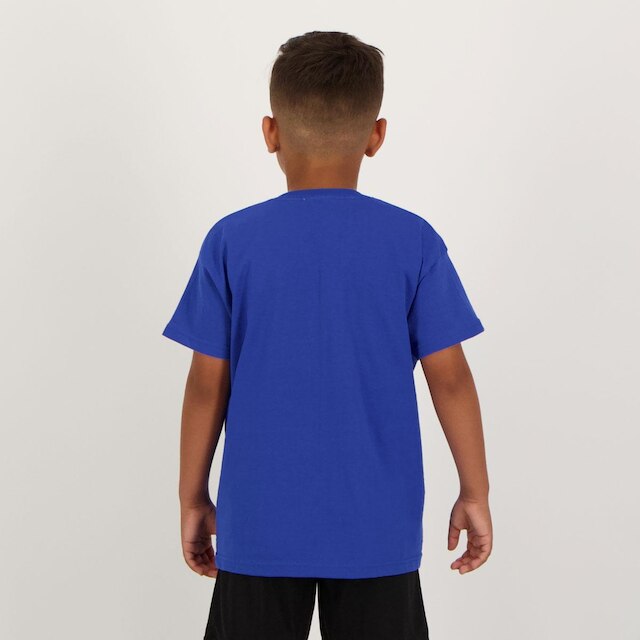 Camisa Torcida Brasil Infantil Azul