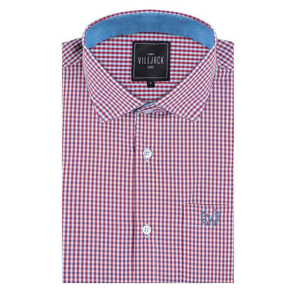 Camisa Tricoline 100% Algodão MC Masculina Vilejack VMTC2506