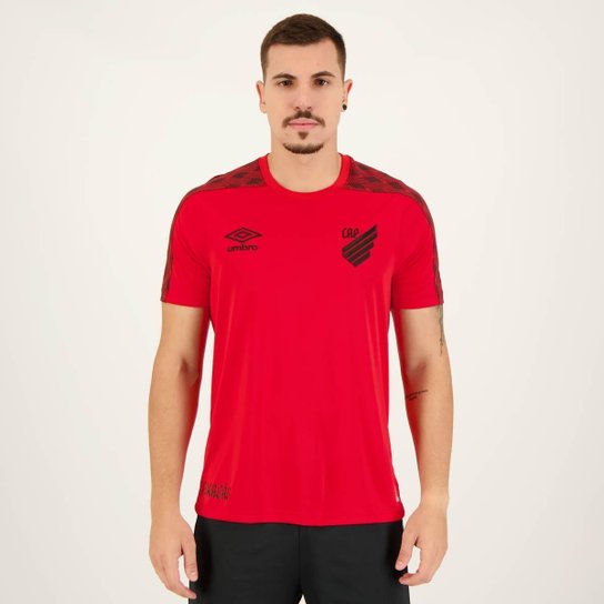 Camisa Umbro Athletico Paranaense Basic II Vermelha - Vermelho Menor preço em Camisa Umbro Athletico Paranaense Basic II Vermelha - Vermelho
