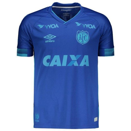 Camisa Umbro Avaí III 2017 Masculina - Azul