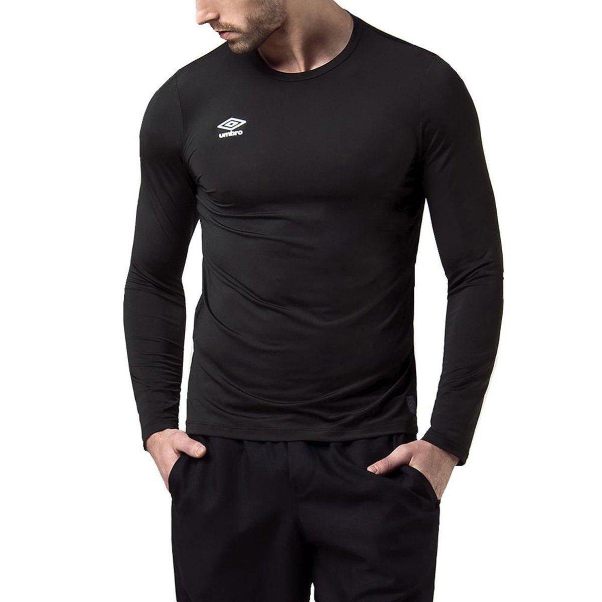 Camisa Umbro Basic Uv Manga Longa Masculina Menor preço em Camisa Umbro Basic Uv Manga Longa Masculina