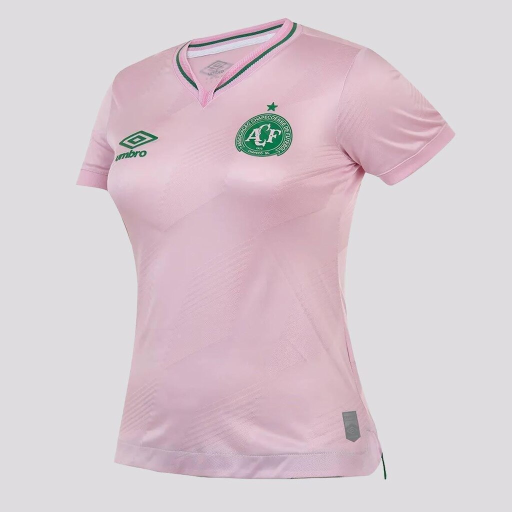 Camisa Umbro Chapecoense Outubro Rosa 2024 Feminina