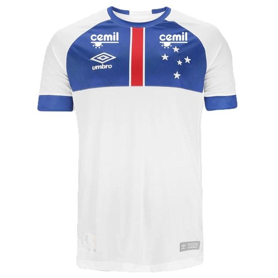 Camisa Umbro Cruzeiro Blar Vikingur 2018 Masculina - Branco+Azul é boa?