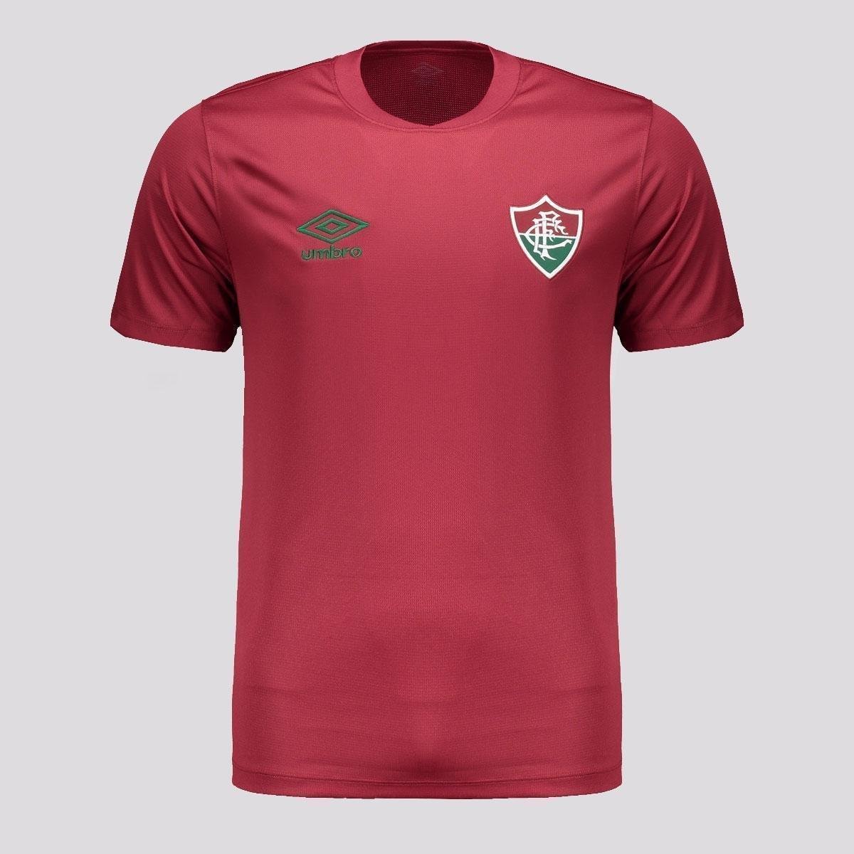 Camisa Umbro Fluminense Basic II Bordô Menor preço em Camisa Umbro Fluminense Basic II Bordô