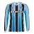 Camisa Umbro Grêmio I 2022 Manga Longa Masculina - Azul+Preto