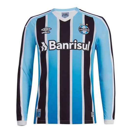 Camisa Umbro Grêmio I 2022 Manga Longa Masculina