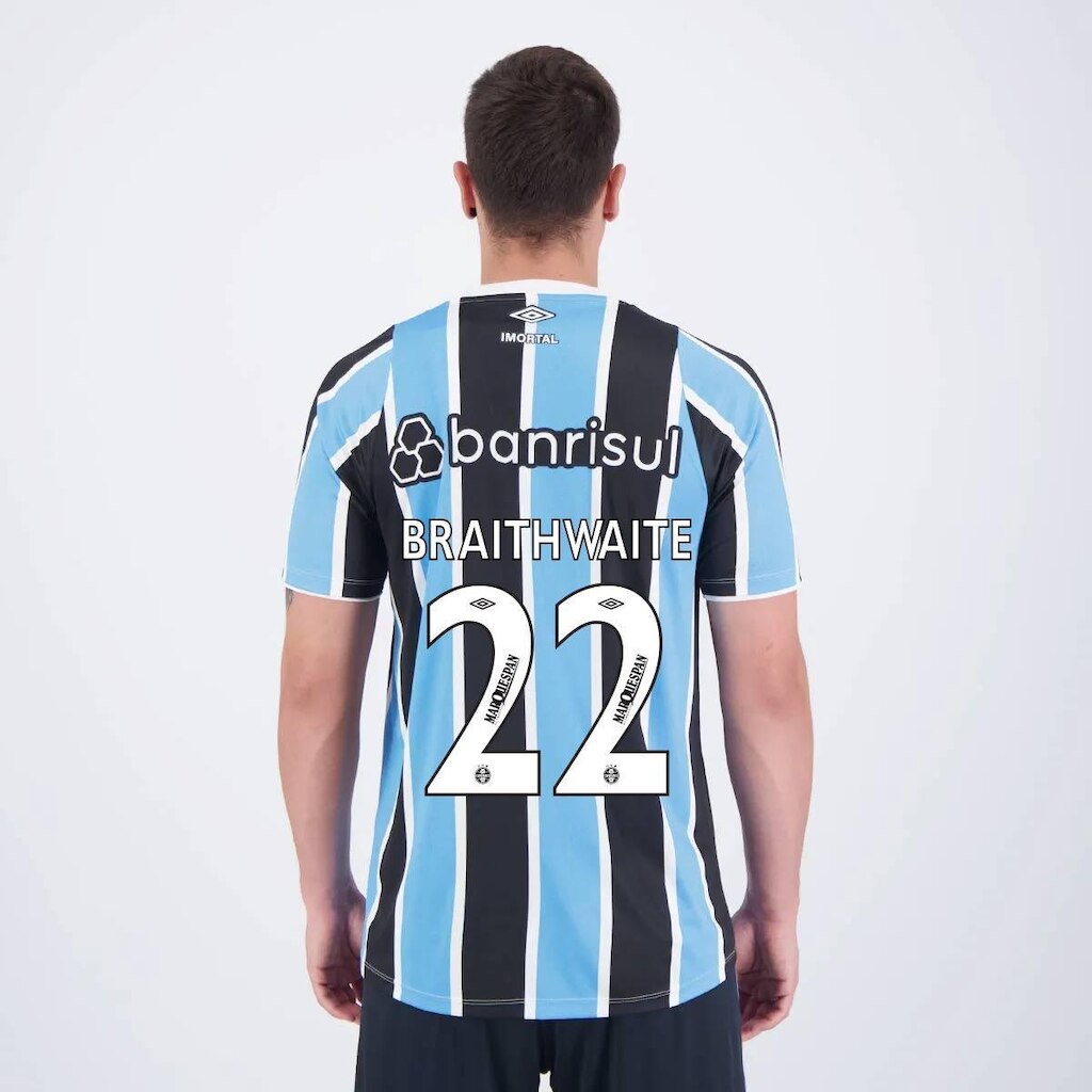 Camisa Umbro Grêmio I 2024 22 Braithwaite