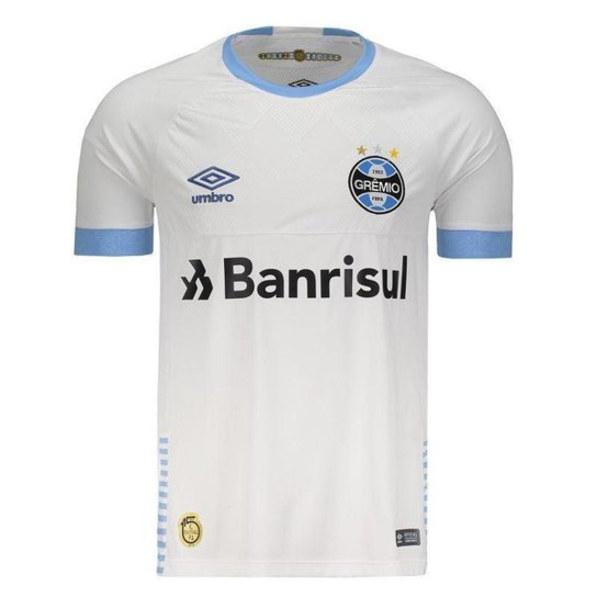 Camisa Umbro Grêmio II 2018 - Azul Menor preço em Camisa Umbro Grêmio II 2018 - Azul