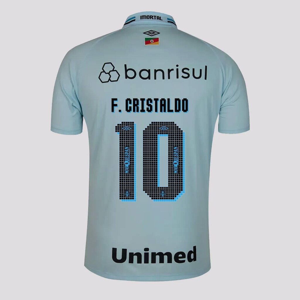 Camisa Umbro Grêmio II 2025 10 F. Cristaldo