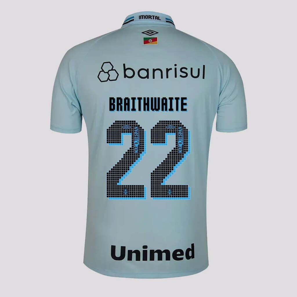 Camisa Umbro Grêmio II 2025 22 Braithwaite