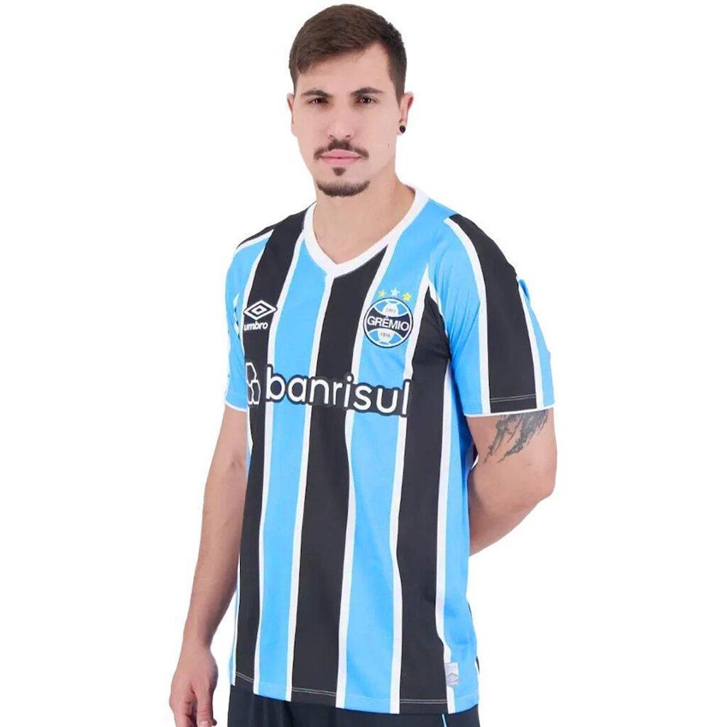 Camisa Umbro Grêmio Oficial 1 2024 Torcedor Masculina