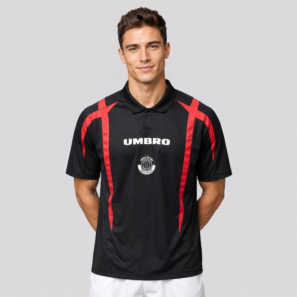 Camisa Umbro Inglaterra Uwn Rebel Lions - Vermelho+Preto | Netshoes