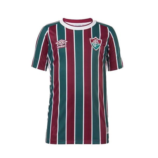 Camisa Umbro Juvenil Fluminense Of.1 2021 - Vinho e Verde - Vinho+Verde Menor preço em Camisa Umbro Juvenil Fluminense Of.1 2021 - Vinho e Verde - Vinho+Verde