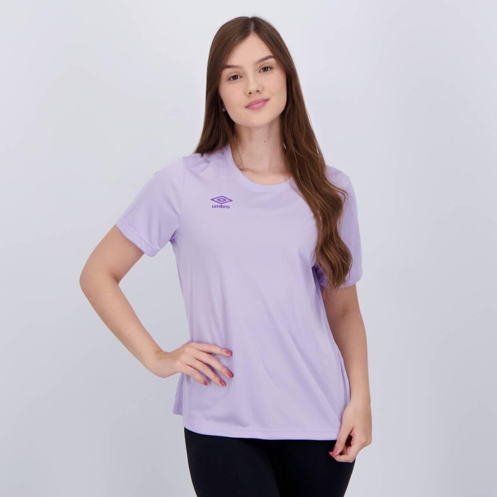 Camisa Umbro Legacy Feminina Lilás