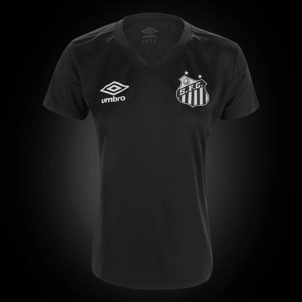 Camisa Umbro Santos Black Pack Feminina 21