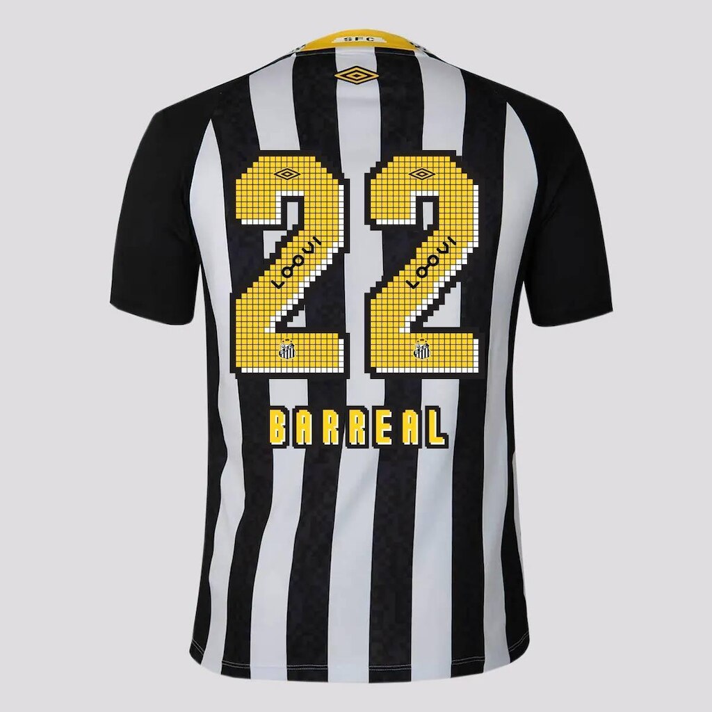 Camisa Umbro Santos II 2025 22 Barreal