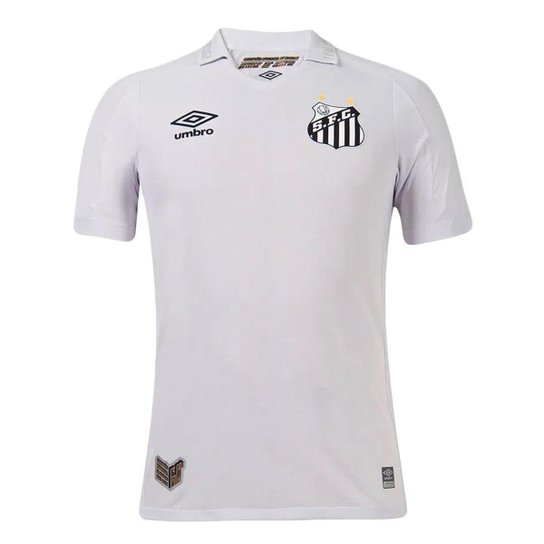 Camisa Umbro Santos Oficial 1 2022 Masculina - Atleta - Branco Menor preço em Camisa Umbro Santos Oficial 1 2022 Masculina - Atleta - Branco