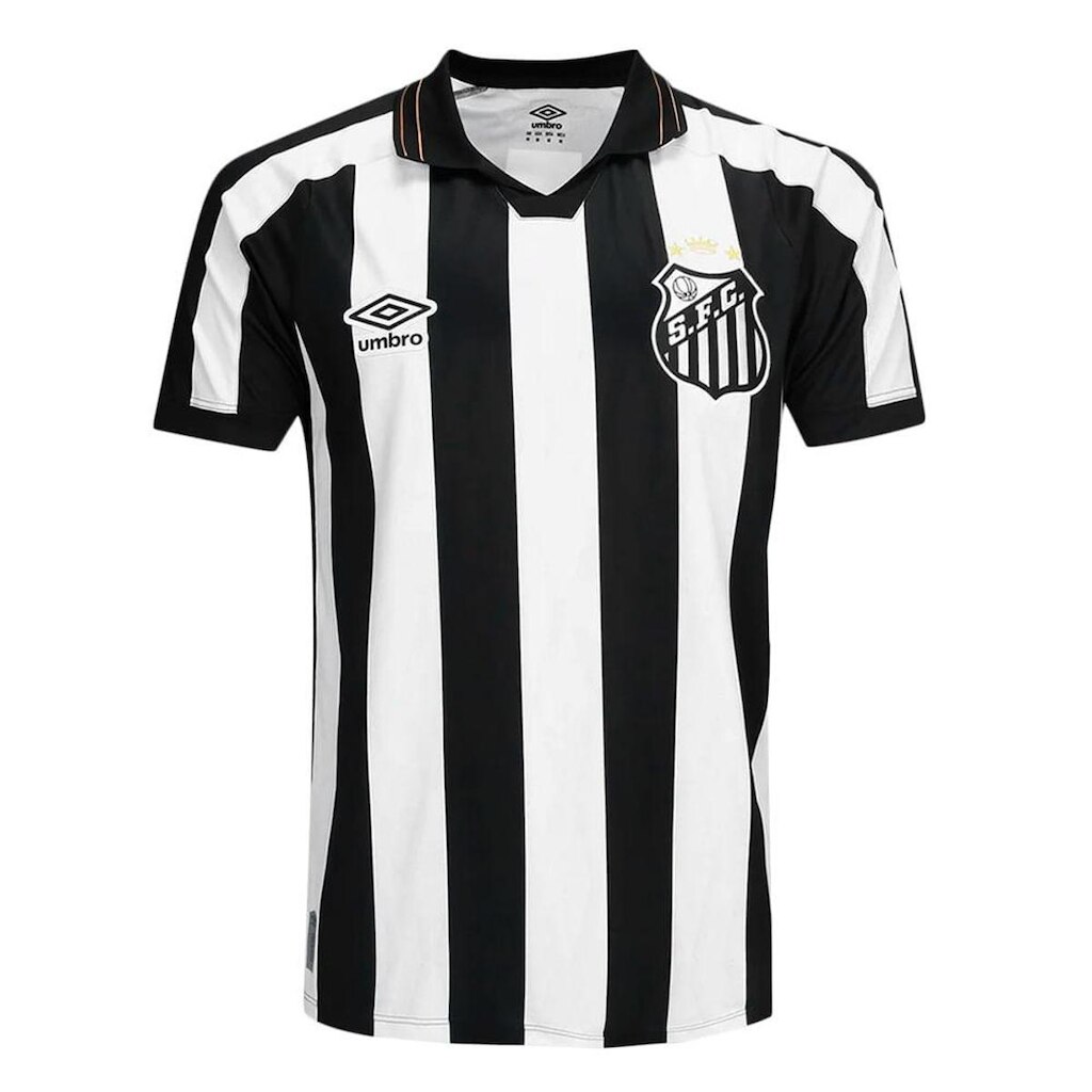 CAMISA UMBRO SANTOS OFICIAL 2 2026 MASCULINO - TORCEDOR - PTO/BCO PP