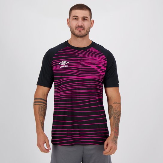 Camisa Umbro Velocita Masculina - Preto Menor preço em Camisa Umbro Velocita Masculina - Preto
