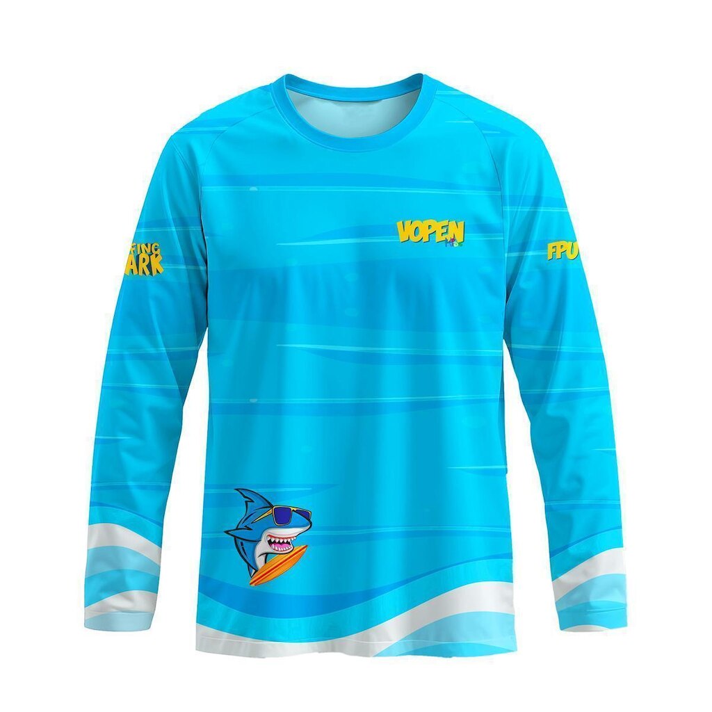 Camisa Uv Proteção Solar Infantil Estampada VPF31