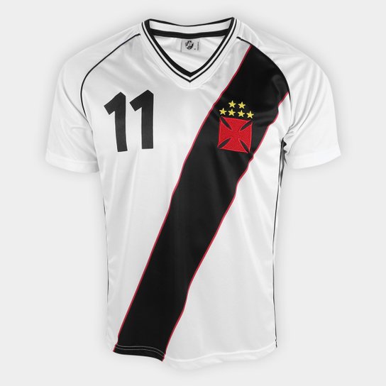 Camisa Vasco 2000 Retrô Masculina - Preto Menor preço em Camisa Vasco 2000 Retrô Masculina - Preto