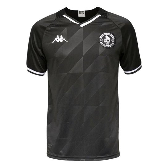 Camisa Vasco 2021/2022 Preta Kappa Oficial III S/N - Preto Menor preço em Camisa Vasco 2021/2022 Preta Kappa Oficial III S/N - Preto