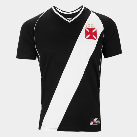 Camisa Vasco da Gama 2000 Brasileiro Retrô Mania Masculina - Preto+Branco é ruim? Camisa Vasco da Gama 2000 Brasileiro Retrô Mania Masculina - Preto+Branco é boa?