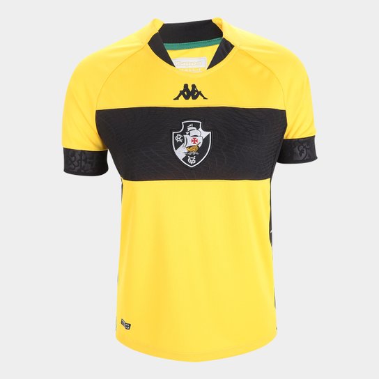 Camisa Vasco da Gama Goleiro II 22/23 Kappa Feminina - Amarelo+Preto é ruim? Camisa Vasco da Gama Goleiro II 22/23 Kappa Feminina - Amarelo+Preto é boa?