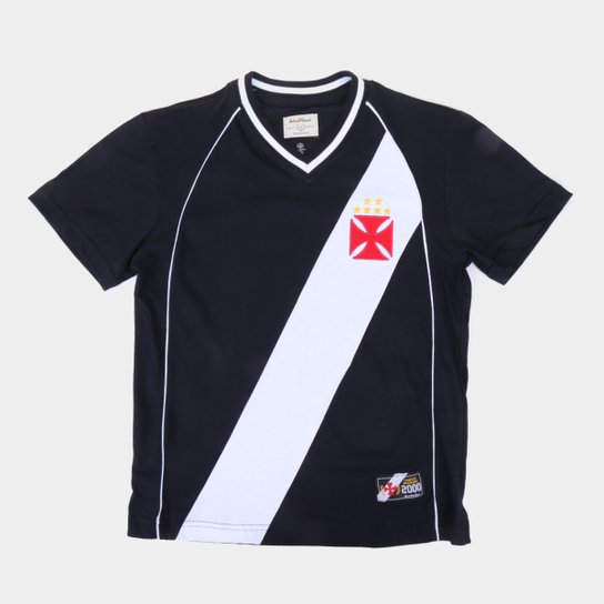 Camisa Vasco da Gama Juvenil 2000 Brasileiro Retrô Mania - Preto+Branco é ruim? Camisa Vasco da Gama Juvenil 2000 Brasileiro Retrô Mania - Preto+Branco é boa?