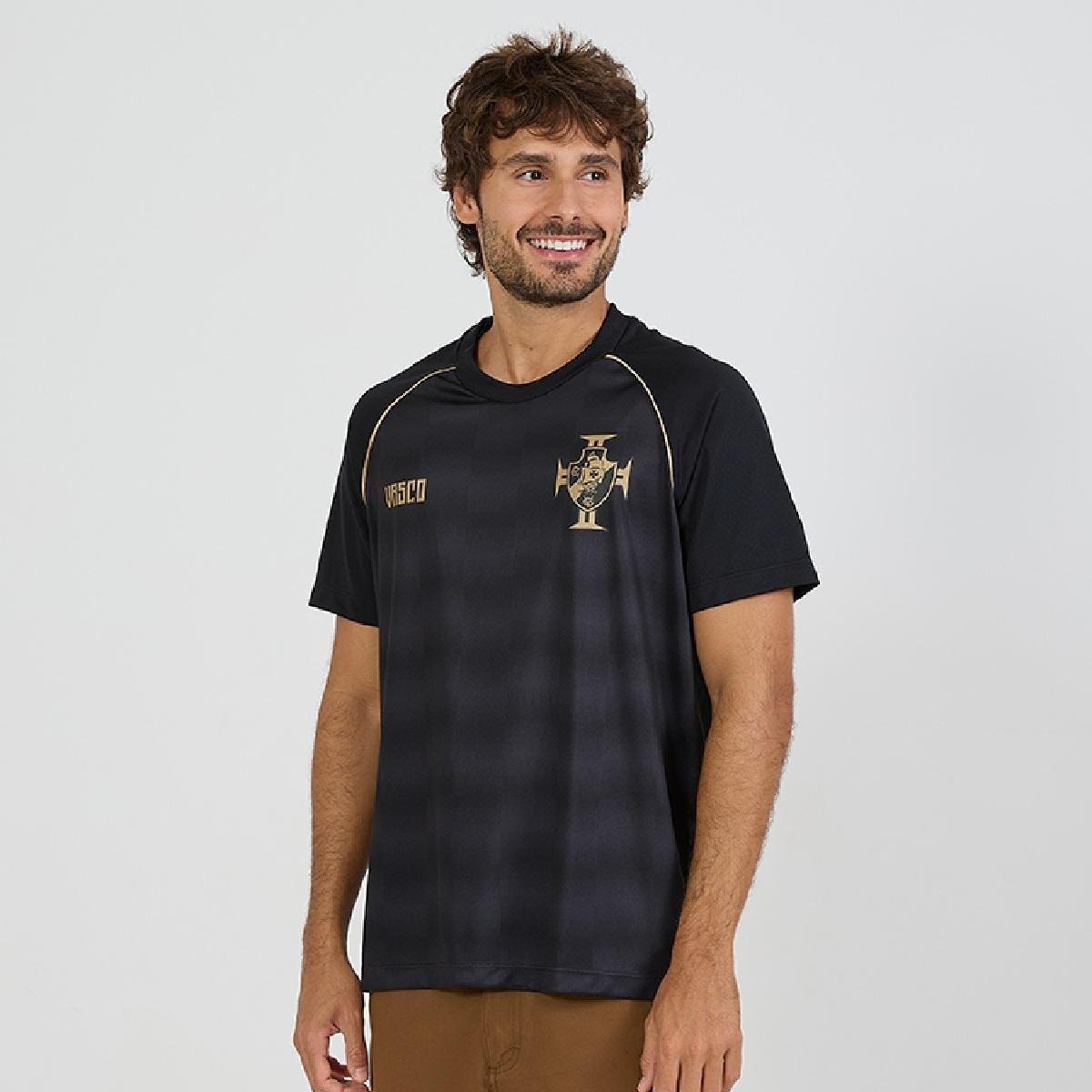 Camisa Vasco Da Gama Raglan Mosaico Masculino