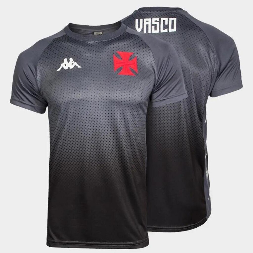 CAMISA VASCO DA GAMA TREINO COMISSÃO 2020 CHUMBO