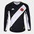 Camisa Vasco I 23/24 s/n° Jogador Kappa Manga Longa Feminina - Preto+Branco
