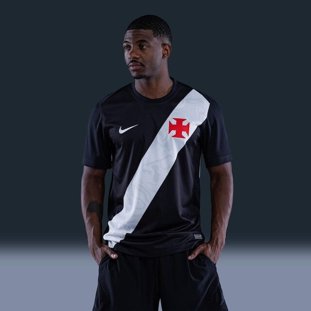 Camisa Vasco I 26/27 s/n Torcedor Nike Masculina - Preto