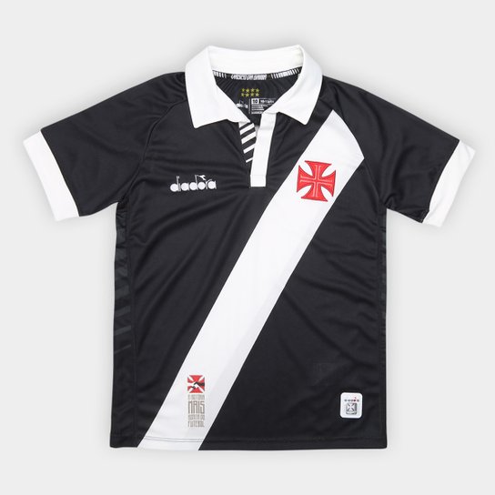 Camisa Vasco I Juvenil 19/20 s/nº Torcedor Diadora - Preto é ruim? Camisa Vasco I Juvenil 19/20 s/nº Torcedor Diadora - Preto é boa?
