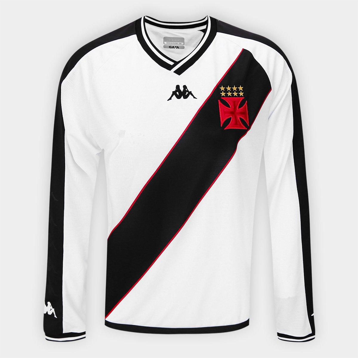 Camisa Vasco II 24/25 s/n° Jogador Kappa Manga Longa Feminina Menor preço em Camisa Vasco II 24/25 s/n° Jogador Kappa Manga Longa Feminina