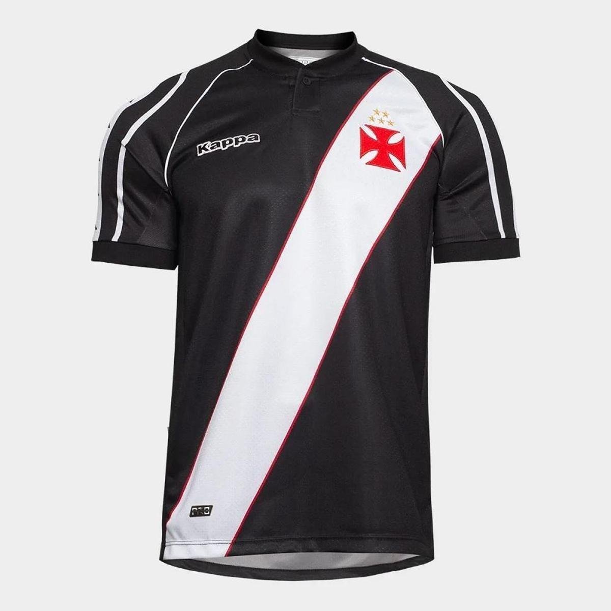 Camisa Vasco Kappa Oficial I Libertadores 1998 Juvenil - Edição Limitada Menor preço em Camisa Vasco Kappa Oficial I Libertadores 1998 Juvenil - Edição Limitada