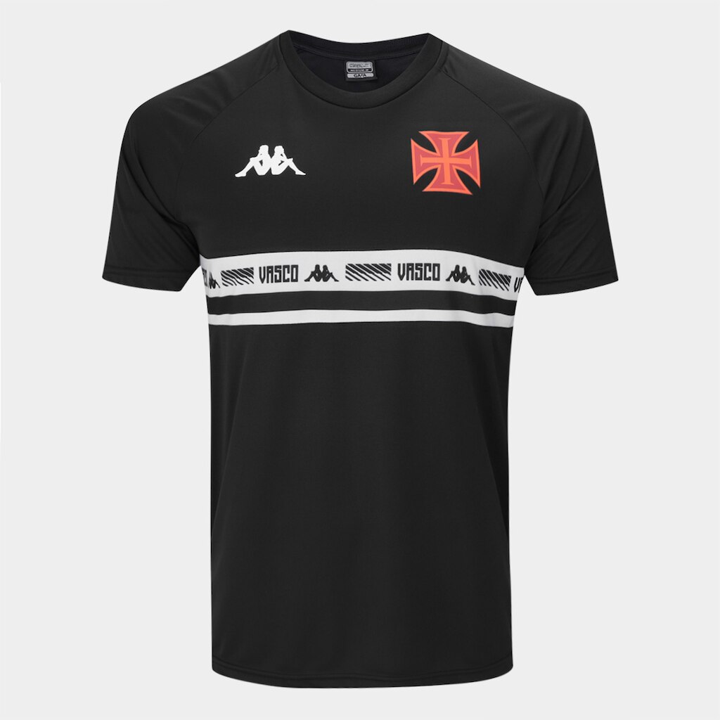 Camisa Vasco Kappa Supporter Stripe Masculina